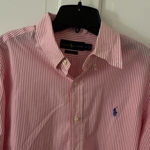 Ralph Lauren Button Down Large Slim Fit EXCELLENT Condition Pink